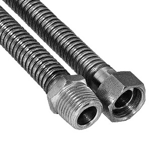 Подводка сильфонная для газа G1/2'' 0,50 м гайка / штуцер